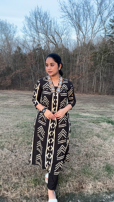 Cotton Cord Set With Mirror Work