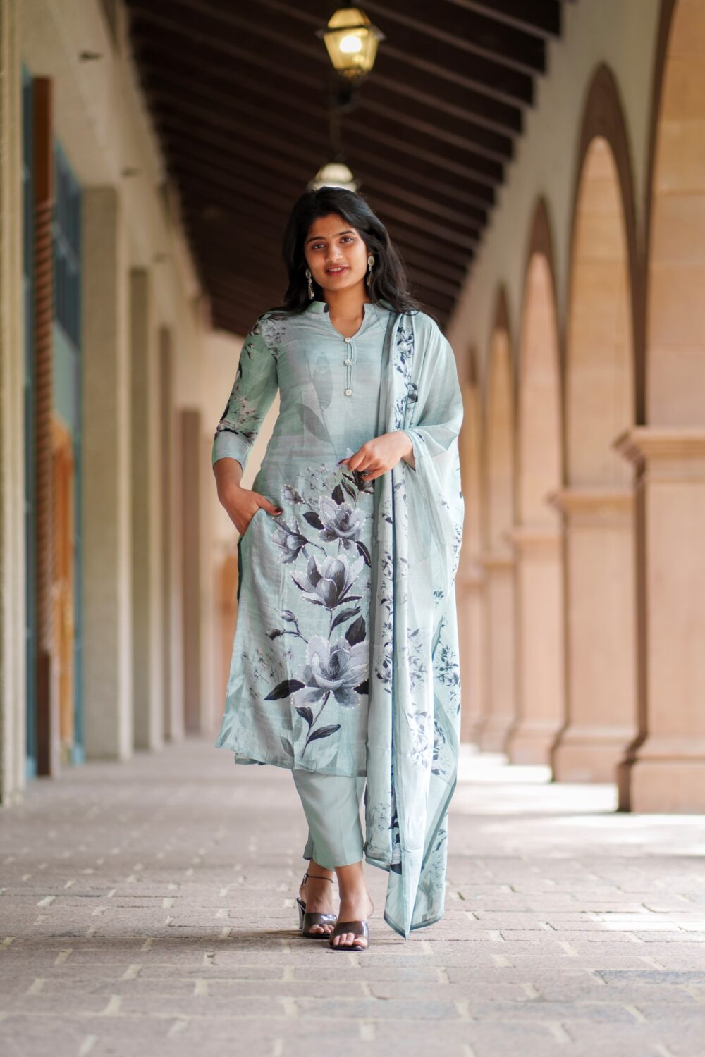 Light Pastel green Viscose Set - Image 2